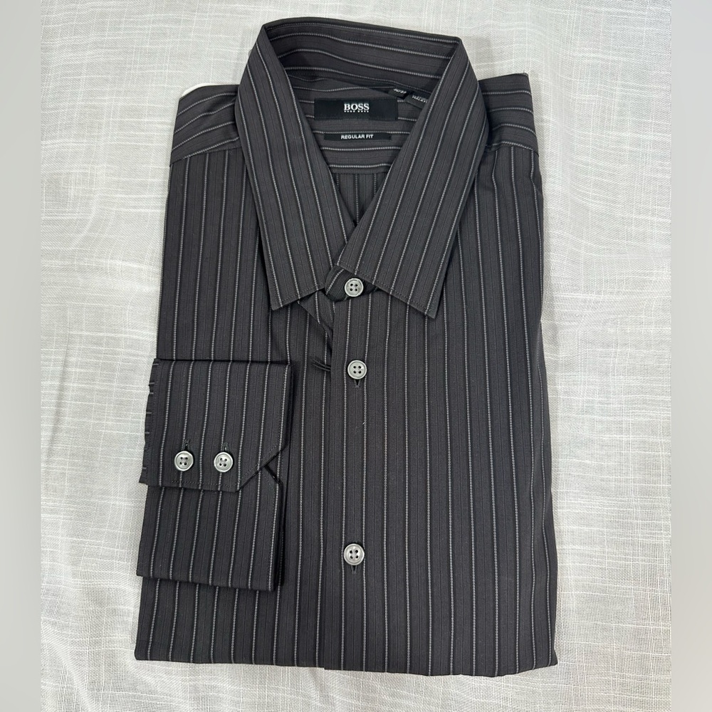 Hugo boss dress shirt button up shirt